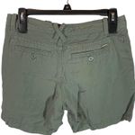 Calvin Klein Jeans Linen Blend Shorts Women’s Size 2 Olive Preowned Photo 1