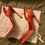 Good American  Slingback Ombre Heel
Satin Clear/Crystal Sandal - Size 4 Photo 3