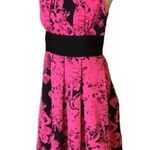 Hot pink artistic pin up style dress Photo 0