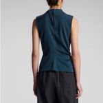 A.L.C. Amira Ruched Sleeveless Top in Malachite. Size 8. MSRP $295  Photo 3