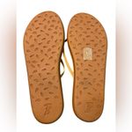 Ancient Greek Saionara Leather Flip Flops Tan Size 10 Photo 4