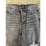 BDG Jeans Womens 26 Washed Black Slim Straight Distressed Cotton Denim Dark Wash Photo 1