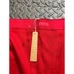 SKIMS  Cotton Rib Legging Red S NWT Women's Lounge Stretch High Waist Cranberry Photo 1