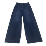 American Eagle Jeans Womens 2 Black Super High Rise Baggy Wide Leg Skater Grunge Photo 0