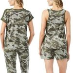 Lucky Brand  4 Piece Women's Green Camouflage Loungewear Set. Size L Photo 2