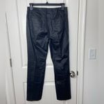 EUC E39‎ by Eric women’s black foil slim straight jeans pants casual stretch 10 Photo 3