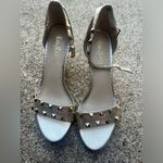 Lilly Pulitzer Womens  bronze studded wedges Photo 2