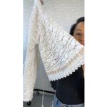 Free People Bell Sleeve Lace Duster in Ivory, One Size, New with Tag MSRP $128 Photo 8