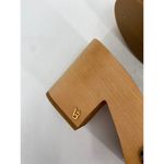 Veronica Beard Hannalee Houndstooth Studded Wool Wooden Platform Heeled Sandals Photo 4