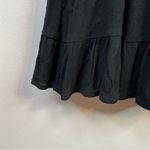 Urban Outfitters UO Gabby Black Ruffle High Neck Flowy Prairie Mini Dress S new Photo 9