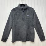 Patagonia Los Gatos High Pile Sherpa Fleece 1/4 Zip Jacket Gray Size XL Photo 1