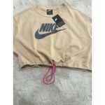 Nike NWT Women's  Beige  Cropped Sweatshirt 1 XL Photo 9