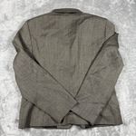 J.Crew Blazer Womens 12 Brown Wool Four Pocket Button Front Lined Office Career Photo 6