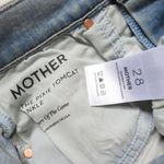 NWT Mother Pixie Tomcat Ankle in Nature Of The Game Straight Stretch Jeans 28 Blue Photo 4