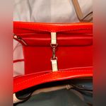 Kate Spade  Orange and White Striped Tote Bag EUC Photo 8