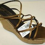 Donald Pliner Shaba 76A2 Bronze Strappy Wedge NEW Photo 0