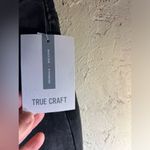 True Craft Denim , NWT, black high rise slim, frayed hem, 7R, awesome denim Photo 2