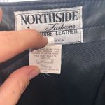 Northside  Fashions Geniune Leather Vintage Black Skirt Size‎ 0 Midi Photo 5