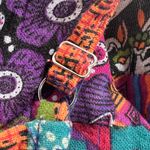 Art to Wear Boho Colorful Patchwork Cotton Jumpsuit Red Size XXL Photo 4