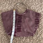 GIANNINI‎ Lavender colored clutch bag w metal handles. Purple Photo 5