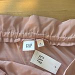 Gap NWT Drape Cinchable Paperbag Waist Pink Pocket Skirt, M Photo 5