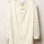 Anthropologie ✨ Sparrow Cream Dotlace Pullover✨ Photo 0