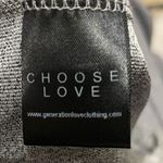 Generation Love grey sweater with black leather shoulders / S / New with tags Photo 7