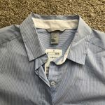 H&M  Light Blue Pinstripe Shirt Photo 1