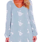 Altar'd State  - 100% Rayon
Embroidered 
Floral Swing Dress
Size: Large Photo 0