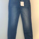 KanCan Jeans Skinny Jeans Medium Wash Fringe & Zipper Hem 7/27 NWT Style KC7285M Photo 0