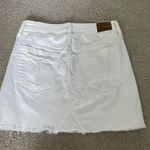 American Eagle Outfitters White Denim Skirt Photo 1