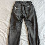 American Eagle AE Women's 4 Midrise Boyfriend Black Distressed Jeans Comfort Stretch Photo 6