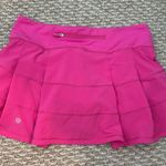 Lululemon Sonic  Pink Pace Rival Skirt Photo 1