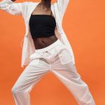 Alo Yoga NWT  Cloud Nine Pants white Size XS With Pockets Photo 1