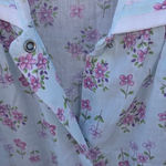 Women's Unbranded One Size Light Blue Pink Floral Nightgown Photo 3