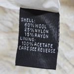 Carmen Marc Valvo Signature Lace and Beaded Skirt Womens 4 Ivory Overlay Knee Photo 4