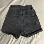 Hollister  Curvy Ultra High-Rise Black Denim Shorts Size 0 Photo 1