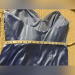 Mac Duggal  Strapless Light Blue Gown Photo 5