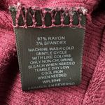 INC Waterfall Cardigan Womens 2X Stretch Soft Career Workwear Business Casual Red Photo 8