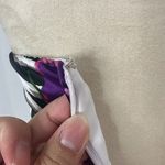 Cache Vintage Y2k  Strapless Maxi Dress Floral Zebra Print Ruched Formal Gown‎ 2 Photo 7