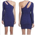 BCBGeneration  One Shoulder Blue Bodycon Mini Dress XS/S NWT Photo 6