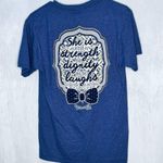 Blessed Girl  Purple Inspirational Graphic Tee S Photo 1