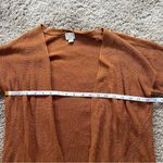 A New Day  burnt orange camel brown cardigan sweater size xs Photo 3