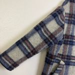 Isabel Marant ETOILE Gabriel Coat Womens IT 40 US 8 Blue Red Plaid Wool Blend Photo 4
