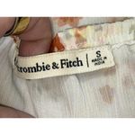 Abercrombie & Fitch  White Floral Lace Sheer Ruffle Long Sleeve Bodysuit Size S Photo 3