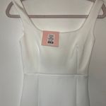 Showpo White Dress With Side Slit Photo 4