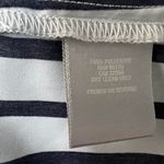 Black and White Pinstripe Satin Blazer Size Small Photo 7