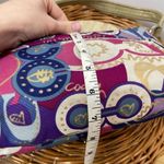 Coach  Poppy C‎ Metallic Layla Graffiti Metallic Demi Satchel Shoulder Swing Bag Photo 4