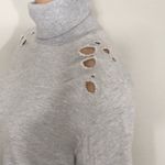 Pam & Gela side split destroyed sweatshirt. NWOT Photo 6