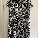 Pendleton  Abstract Black and White linen blend Dress size 14 Photo 0